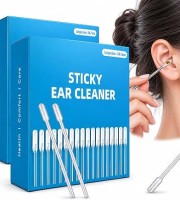 Sticky Ear Cleaning Sticks, 24 PCS Reusable Silicone